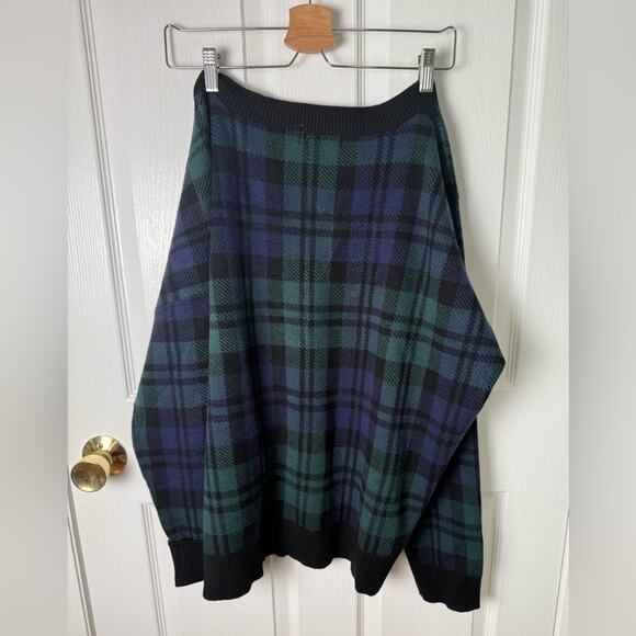 Beach Riot Joey Sweater Wintergreen Plaid XL - Picture 6 of 9